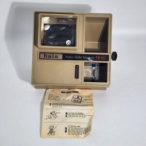 Baia Auto Slide Viewer 900 for Viewing 35MM Slides Battery Operated Vintage